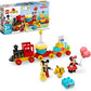 LEGO DUPLO Disney Mickey Minnie Mouse Birthday Train - Building for Toddlers with Number