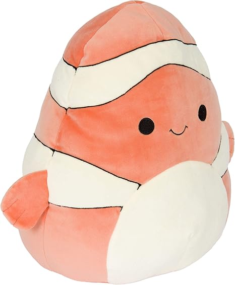 Squishmallows Official Kellytoy Plush 8" Ricky The Clown Fish