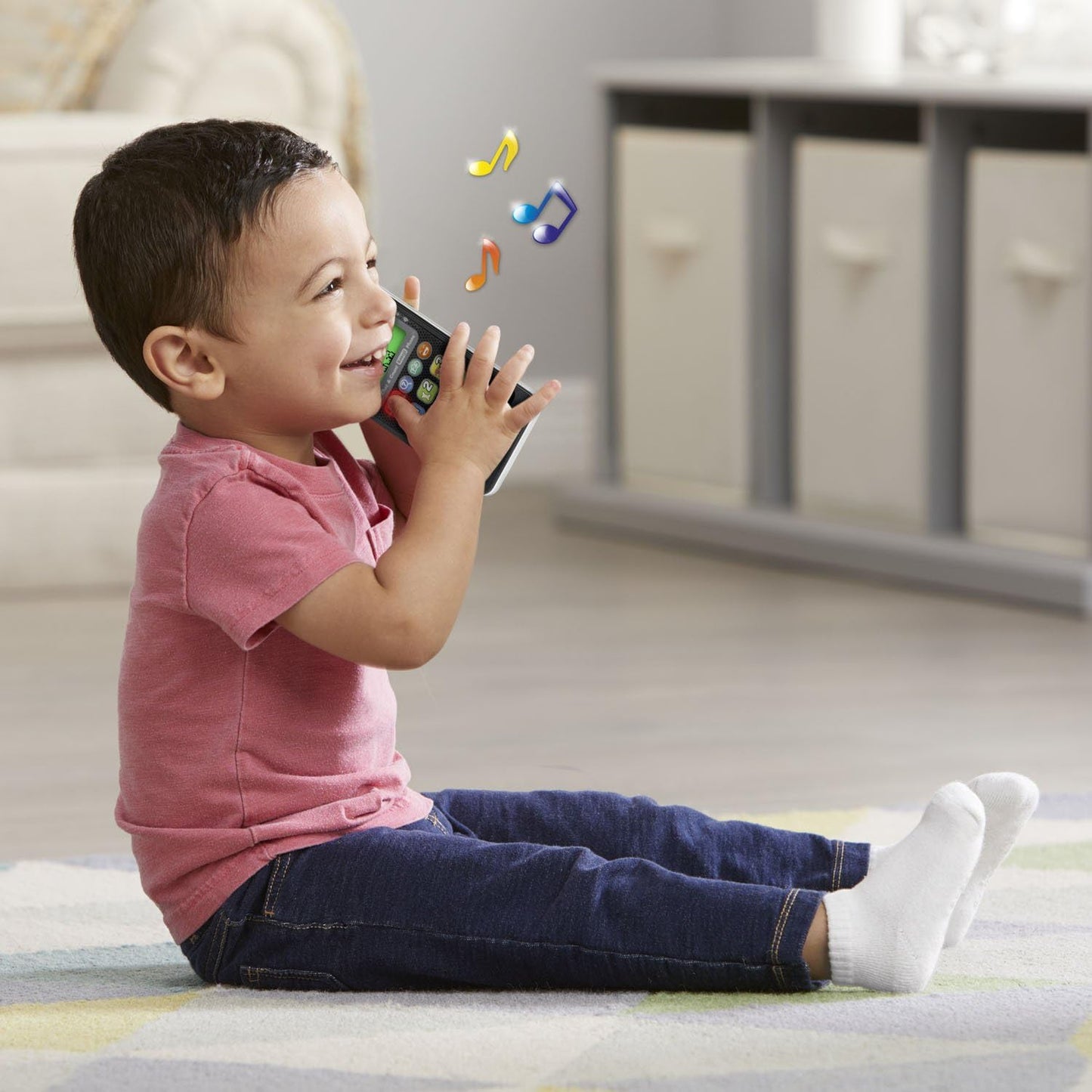 LeapFrog Chat and Count Emoji Phone Black