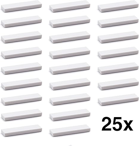 LEGO 25 x 2431 Tiles 1 x 4 White