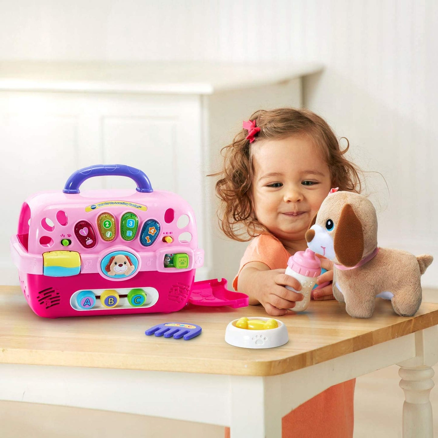 VTech Care for Me Learning Carrier Pink