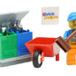 LEGO New City Janitor Garbage Collector with Accessories