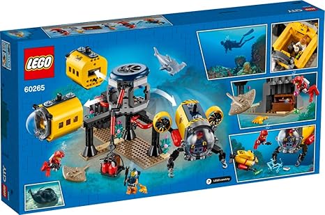 Lego 60265 City Ocean Exploration Base: Deep Sea Diving Adventure Set for Kids