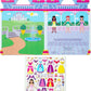 Melissa & Doug Melissa Doug Puffy Sticker Set Princess - 67 Reusable