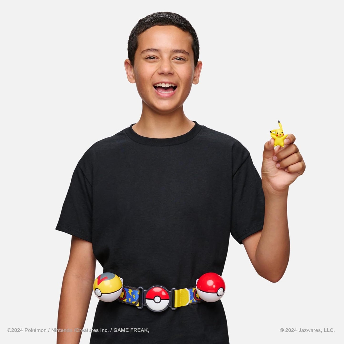 Pokemon Pikachu Clip 'N' Go Belt Set - 2-Inch Pikachu Battle Figure with Clip 'N' Go Belt