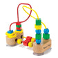 Melissa & Doug Melissa Doug First Bead Maze - Wooden Educational Toy for Floor High Chair