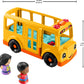Fisher-Price Little People Toddler Toy School Bus Musical Push-Along Vehicle