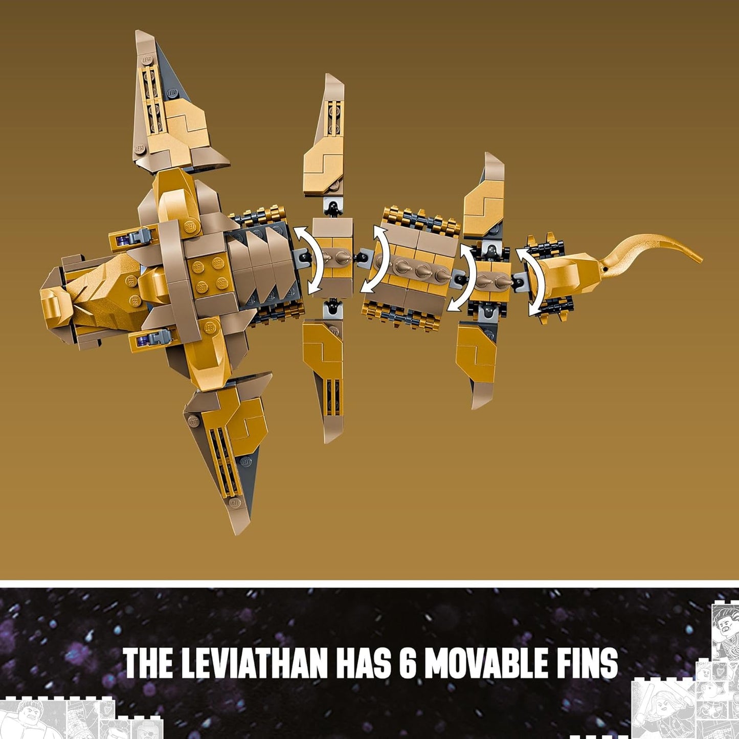 LEGO Marvel The Avengers vs. The Leviathan Superhero Toy Building Set