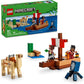 LEGO Minecraft The Pirate Ship Voyage Boat Toy Playset for with Squid Camel and Pirate Figures Pirate Toy Building Set