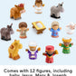 Fisher-Price Little People Toddler Toy Nativity Set with Music Lights 18 Pieces for