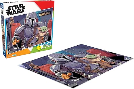 Buffalo Games Star Wars: The Mandalorian & The Child 100-Piece Puzzle