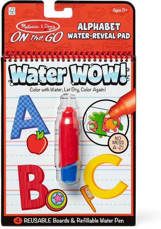 Melissa & Doug Melissa Doug On the Go Water Wow Reusable Water-Reveal Activity Pad -