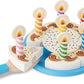 Melissa & Doug Melissa Doug Birthday Party Cake - Wooden Play Food With Mix-n-Match
