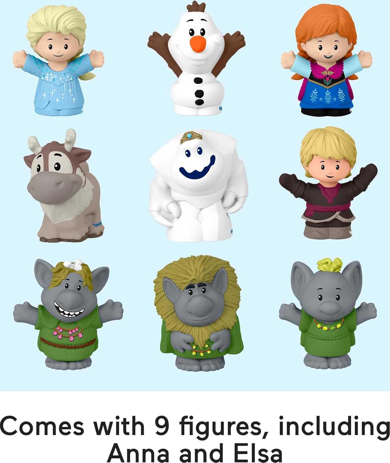 Fisher-Price Little People Toddler Toy Disney Frozen Carry Along Castle Case Playset
