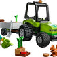 LEGO City Park Tractor Farmhouse Toy, Building Kit with Toy Animals