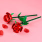 LEGO Roses - Building Toy for Girls Boys Ages 8 - Artificial Fake Roses for Home Decor