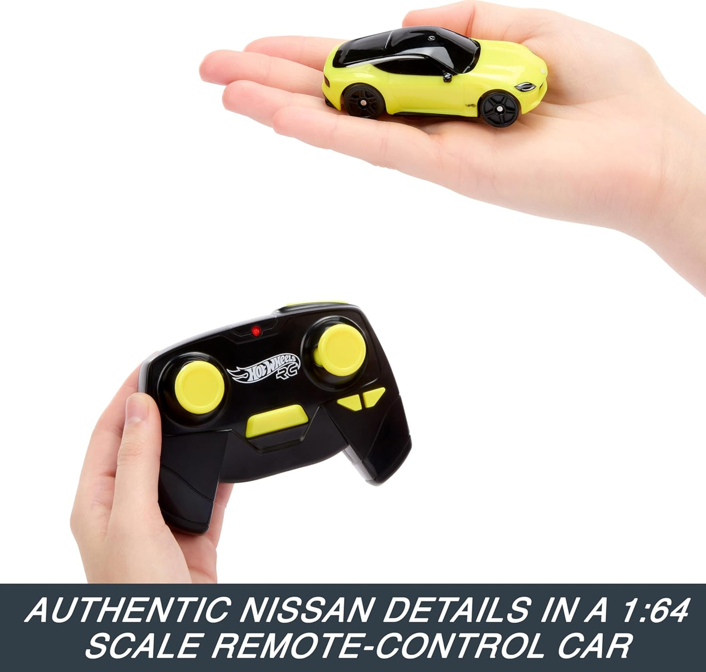 Hot Wheels RC Toy Car Remote-Control Nissan Z in 164 Scale with Controller USB Cable