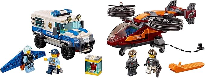 Lego City Police Sky Police Diamond Heist Playset