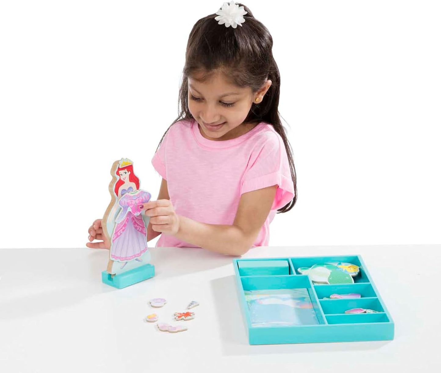 Melissa & Doug Melissa Doug Disney Ariel Magnetic Dress-Up Wooden Doll 30 pcs
