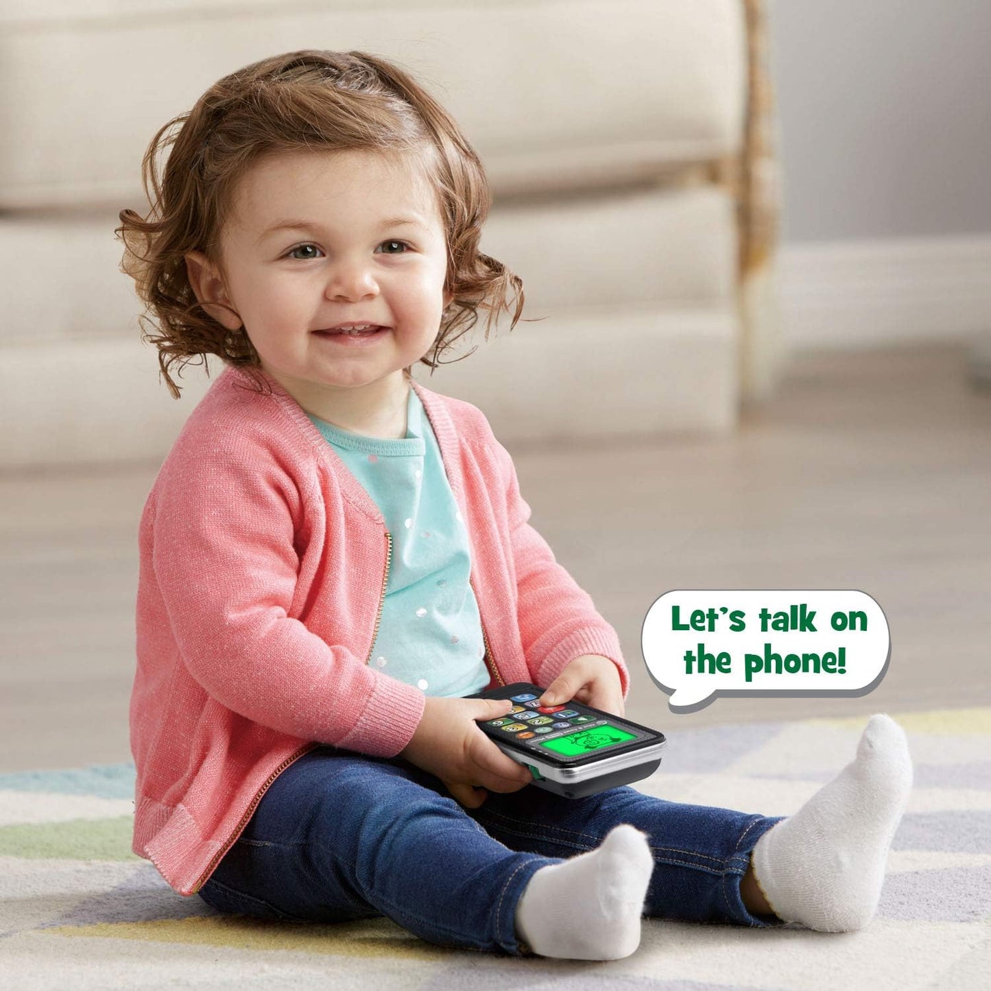 LeapFrog Chat and Count Emoji Phone Black
