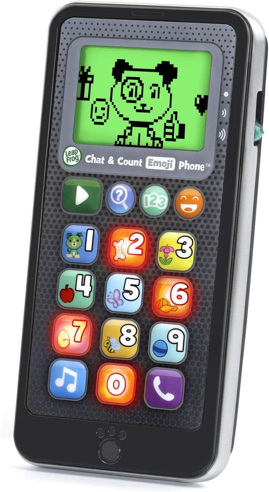 LeapFrog Chat and Count Emoji Phone Black