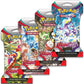 POKEMON TCG Scarlet Violet Sleeved Booster Packs - 8 Packs 80 Cards