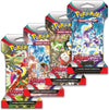 POKEMON TCG Scarlet Violet Sleeved Booster Packs - 8 Packs 80 Cards