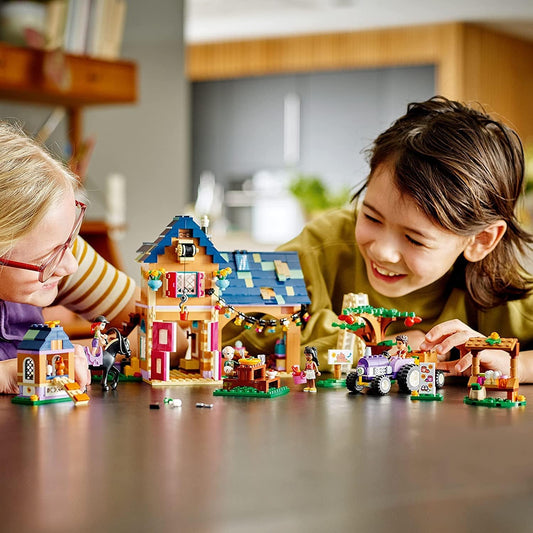 LEGO Friends Organic Farm House Set 41721 with Toy Horse Stable Tractor and Trailer Plus