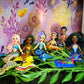 Mattel Disney Princess The Little Mermaid Ariel Sisters Small Doll