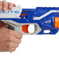 NERF Disruptor Elite Blaster - 6-Dart Rotating Drum Slam Fire Includes 6 Official Nerf