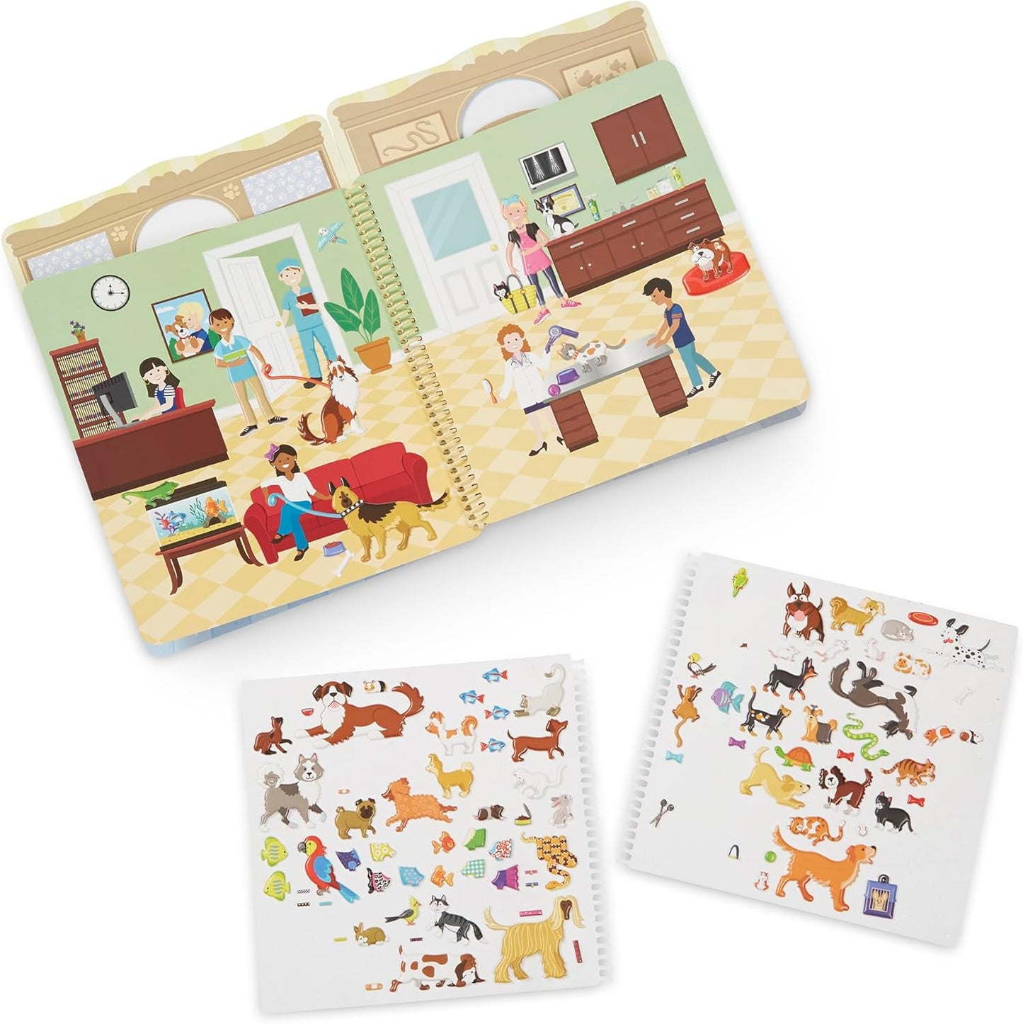 Melissa & Doug Melissa Doug Pet Shop Puffy Sticker Set With 115 Reusable - FSC Certified