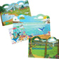 Melissa & Doug Melissa Doug Reusable Puffy Sticker Wild Adventures 3-Pack 118 Safari
