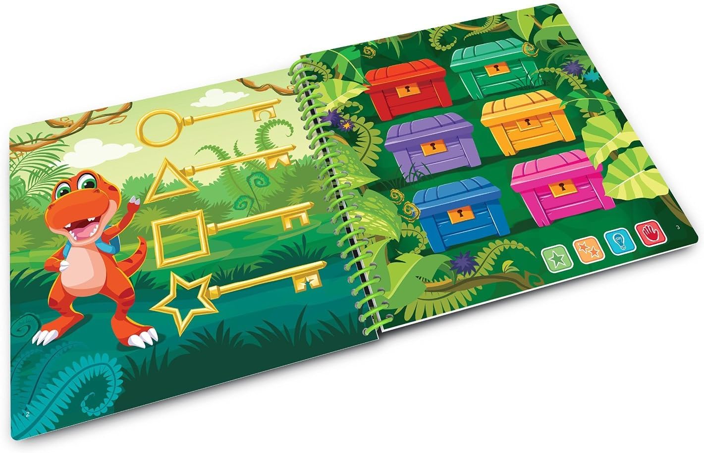 LeapFrog LeapStart Preschool Activity Book Shapes and Colors and Creativity