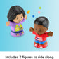 Fisher-Price Little People Toddler Toy School Bus Musical Push-Along Vehicle