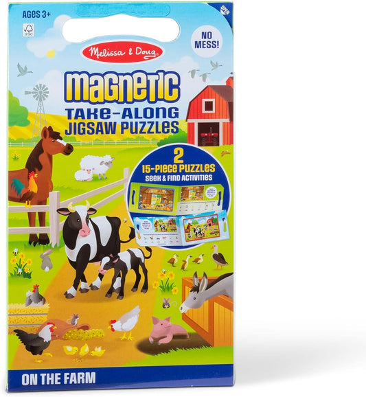Melissa & Doug Melissa Doug Take-Along Magnetic Jigsaw Puzzle