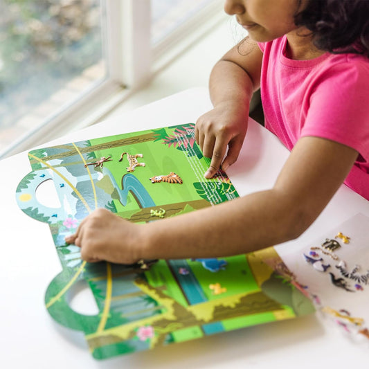 Melissa & Doug Melissa Doug Puffy Sticker Safari - 42 Reusable - FSC Certified