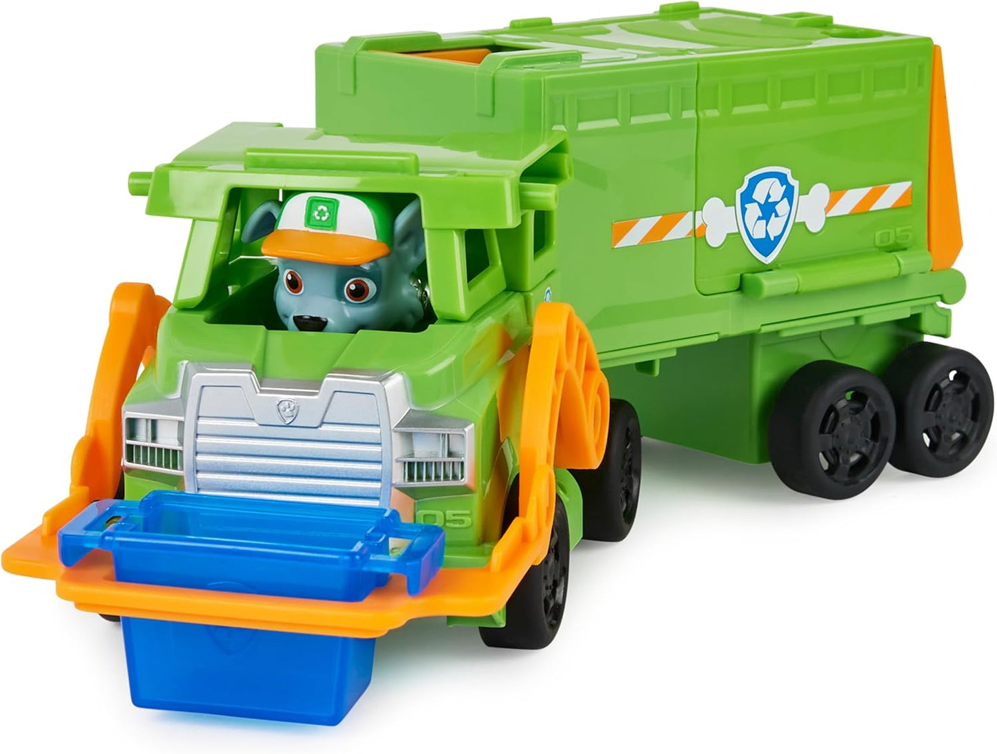 Paw Patrol Big Truck Pup's Rocky Transforming Toy Trucks with Action Figure for Ages 3