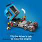 LEGO City Car Transporter Truck with Sports Cars Building Toy Set - Semi Truck Toy with