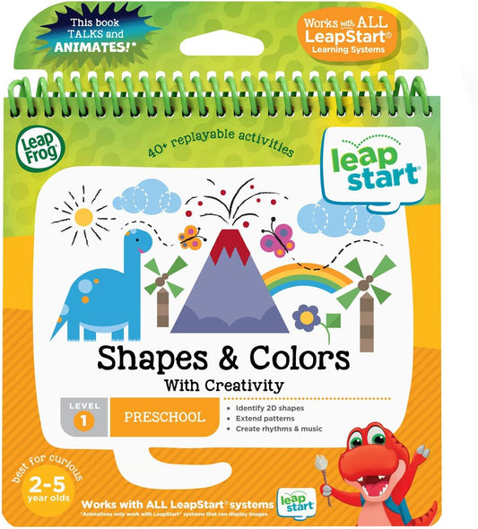 LeapFrog LeapStart Preschool Activity Book Shapes and Colors and Creativity