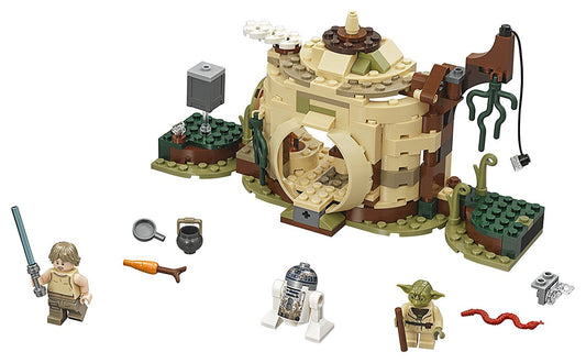 Star Wars Yoda’s Hut Building Set with Yoda & R2-D2 Minifigures