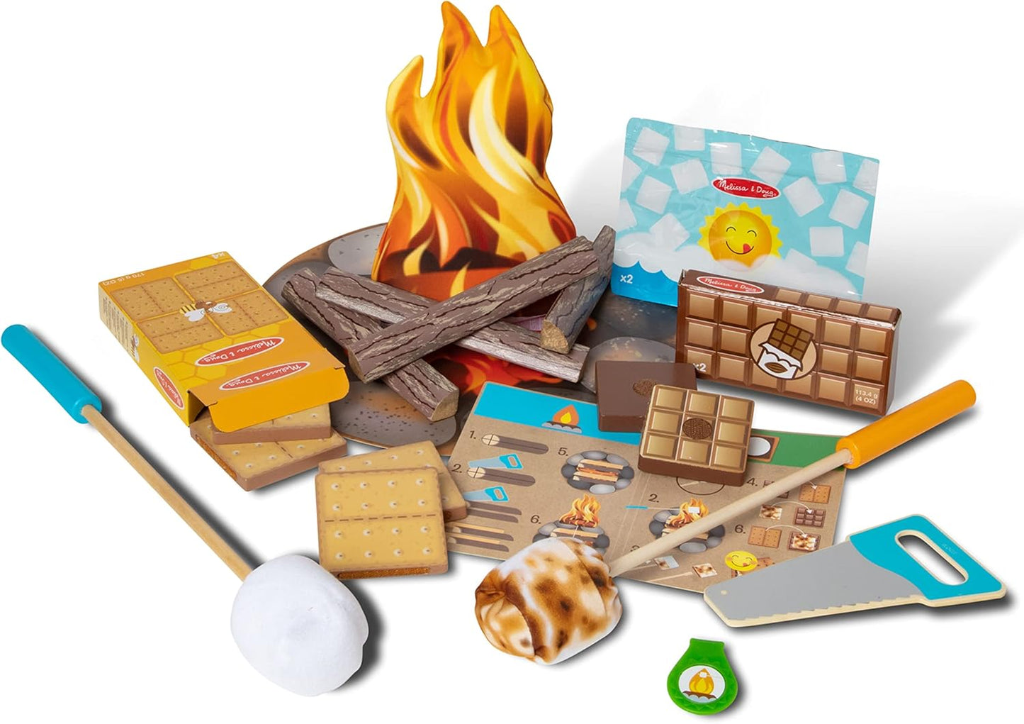 Melissa & Doug Melissa Doug Let's Explore Campfire S'Mores Play Campfire Sets For Ages