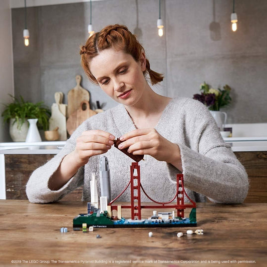 LEGO Architecture Skyline Collection 21043 San Francisco Building Kit Includes Alcatraz