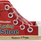 Melissa & Doug Melissa Doug Deluxe Wood Lacing Sneaker - Learn to Tie a Shoe Educational
