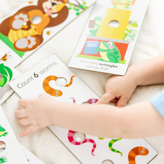 Melissa & Doug Melissa Doug Poke-A-Dot Jumbo Number Learning Cards - 13 Double-Sided