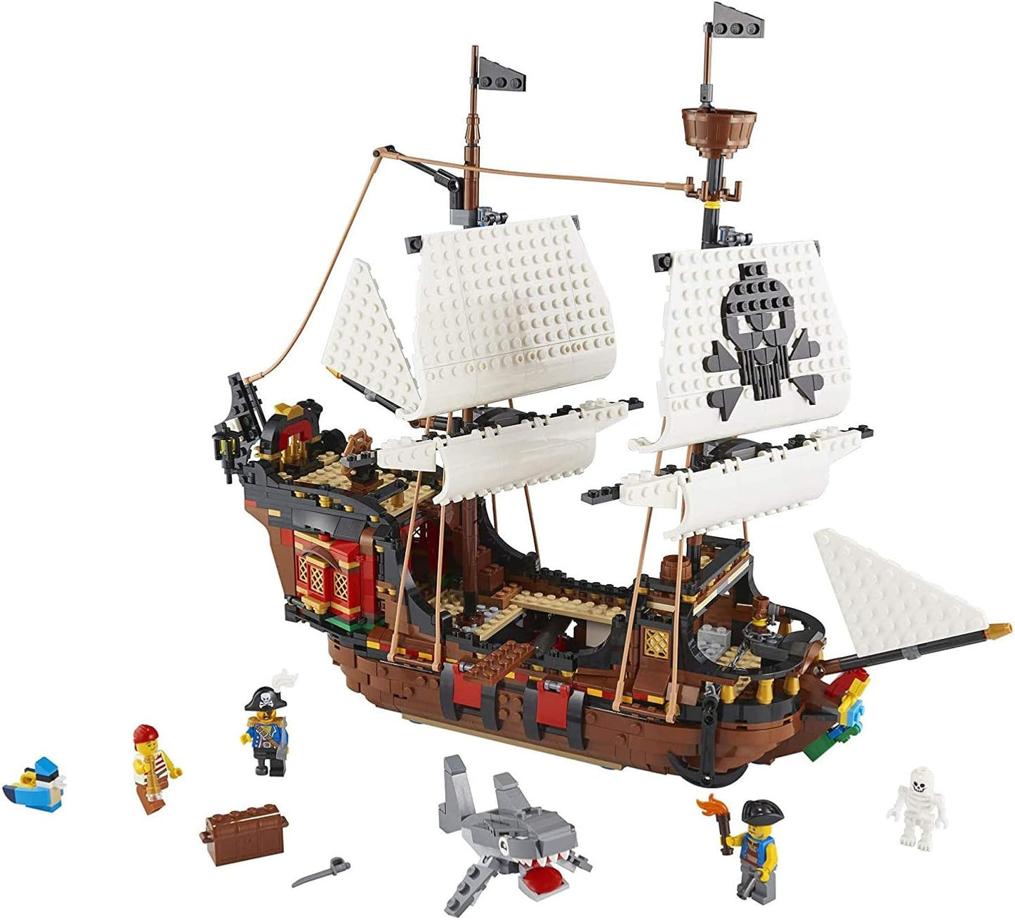 LEGO Creator 3 in 1 Pirate Ship Building Set for Kids Ages 9+