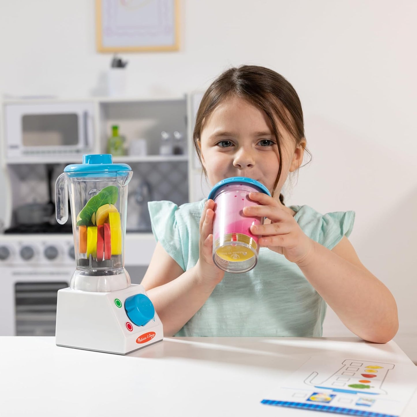 Melissa & Doug Melissa Doug Smoothie Maker Blender Set with Play Food - 22 Pieces