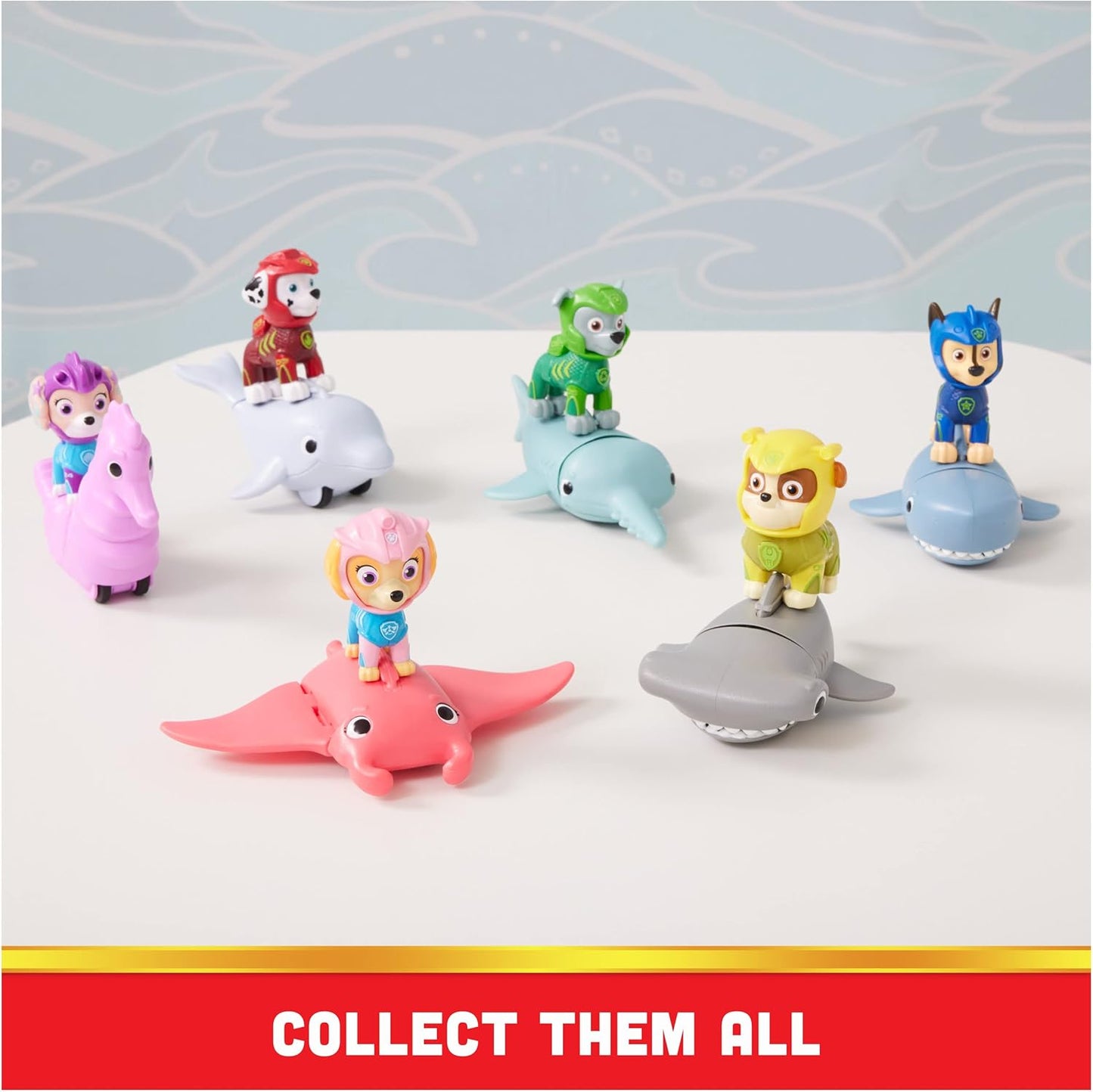 PAW Patrol Aqua Pups Skye and Manta Ray Action Figures Set for Ages 3 and up