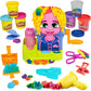 Play-Doh Hair Stylin' Salon Playset with 6 Cans Pretend Play for Girls and Boys