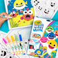 Crayola Baby Shark Color Wonder Pages Mess Free Coloring for Toddlers Coloring Activity