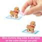 Barbie Pup Adoption Doll Set with Color-Change 2 Pets Carrier 10 Brunette in Purple Dress